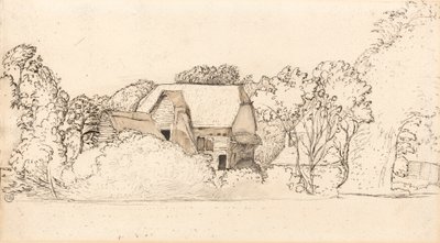 Shoreham'da Eski Bir Ahır by Samuel Palmer