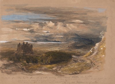 Harlech Kalesi by Samuel Palmer