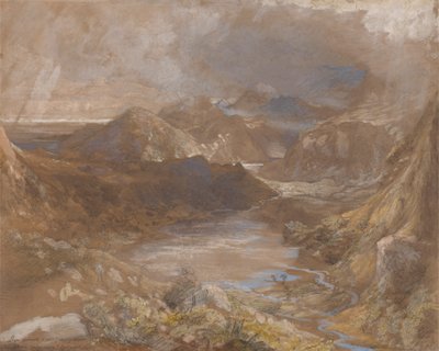 Llwyngwynedd ve Llyn-y-dina'nın Capel Curig ile Beddegelert Arasındaki Kısmı, Kuzey Galler by Samuel Palmer