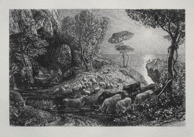 Moeris ve Galatea, 1883. by Samuel Palmer