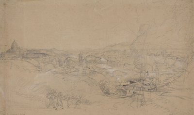 San Spirito'dan Roma by Samuel Palmer