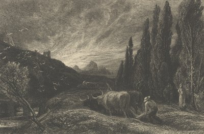 Erken Ploughman veya Sabah Dağlara Yayıldı, 1861