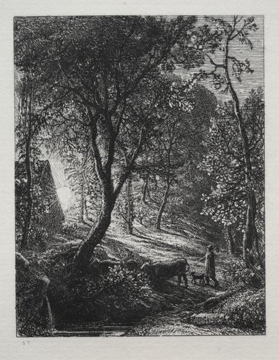 Çobanın Kulübesi by Samuel Palmer