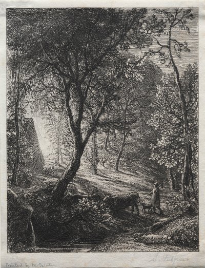 Çobanların Kulübesi, 1850. by Samuel Palmer