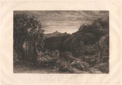 Eve Dönüş Yıldızı by Samuel Palmer