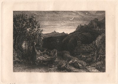 Eve Dönüş Yıldızı by Samuel Palmer
