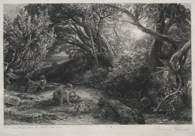Hayatın Sabahı, 1860-1861. by Samuel Palmer
