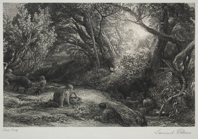 Hayatın Sabahı, 1860-1861. by Samuel Palmer