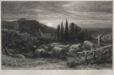Yükselen Ay by Samuel Palmer