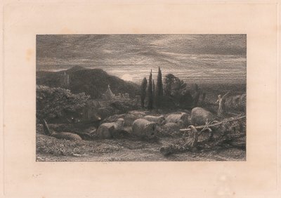 Yükselen Ay by Samuel Palmer