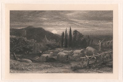 Yükselen Ay by Samuel Palmer