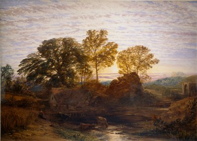 Su Değirmeni, c1848-1849 by Samuel Palmer