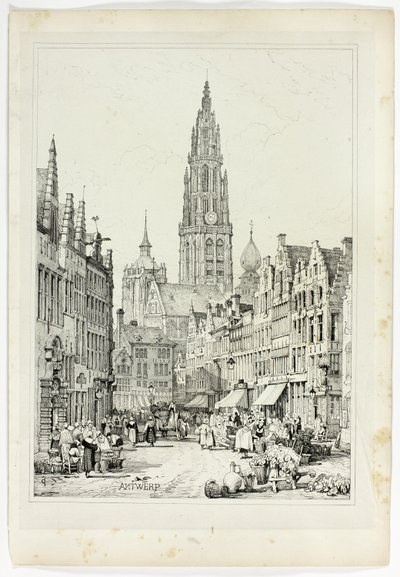Anvers by Samuel Prout
