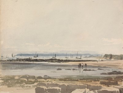plaj sahnesi by Samuel Prout