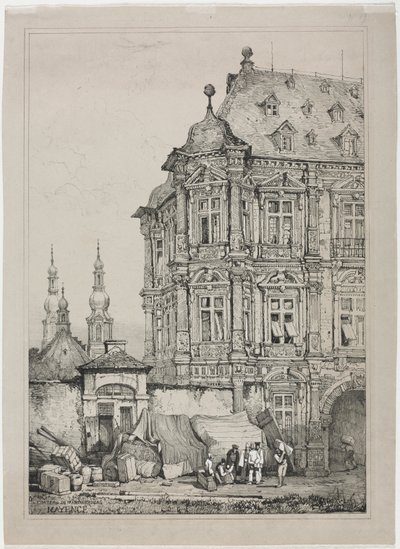 Martinsburg Kalesi, Mainz, Almanya by Samuel Prout
