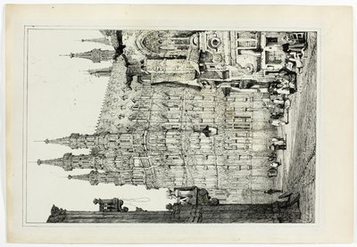 Belediye Binası, Leuven by Samuel Prout