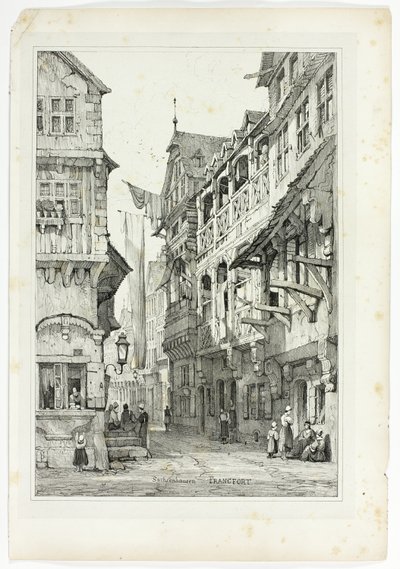 Sachsenhausen Fransa by Samuel Prout