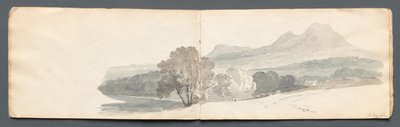 Eskiz defteri: Eildon Tepeleri by Samuel Prout