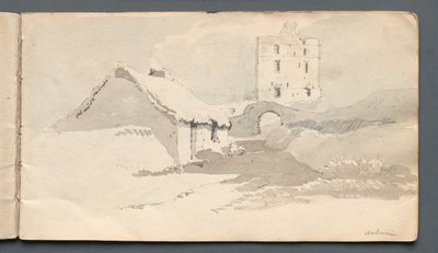 Eskiz defteri: Norham by Samuel Prout