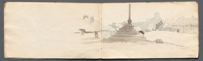 Eskiz defteri: Norham by Samuel Prout
