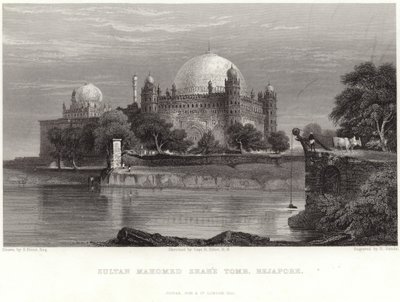 Sultan Mahomed Shah'ın Beejapore'deki mezarı by Samuel Prout