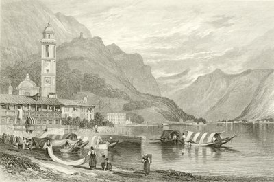 Como Gölü, İtalya by Samuel Prout