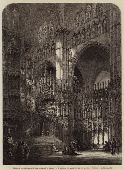 Toledo Katedrali'ndeki Yüksek Sunak Şapeli by Samuel Read