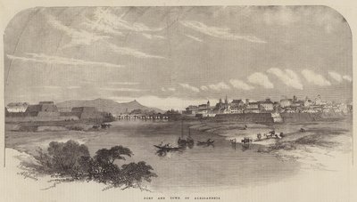 Alessandria Kalesi ve Kasabası by Samuel Read