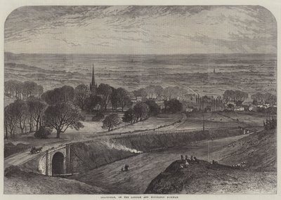 Leadenham, Lincoln ve Honington Demiryolu üzerinde by Samuel Read