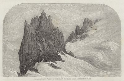 Bay Albert Smith'in Mont Blanc Yükselişi, Grands Mulets by Samuel Read