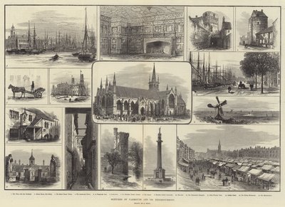 Yarmouth ve Çevresi Eskizleri by Samuel Read