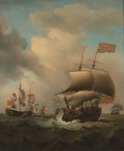 Dalgalı Denizde Nakliye by Samuel Scott
