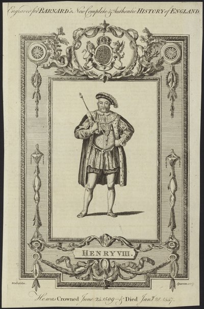 İngiltere Kralı Henry VIII by Samuel Wale