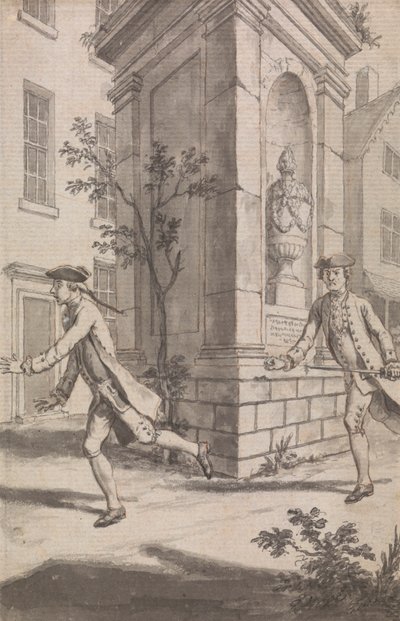 The Pursuit (Muhtemelen The Tyburn Chronicle için bir Tasarım) by Samuel Wale
