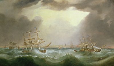 6 ve 7 Ocak 1839, 1882 Büyük Gale by Samuel Walters