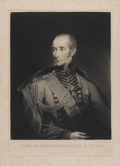 Korgeneral Sir Henry Clinton, I. Samuel William Reynolds (1773-1835) tarafından oyulmuş, 1 Mayıs 1827 by Samuel William II Reynolds
