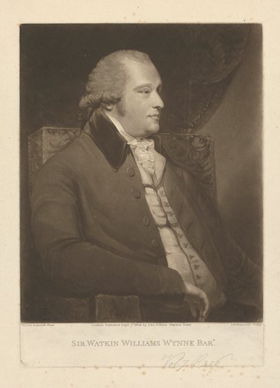 Sir Watkin Williams-Wynn, 4. Baronet Wynn by Samuel William Reynolds