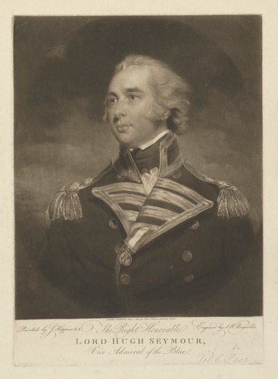 Koramiral Lord Hugh Seymour by Samuel William Reynolds
