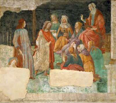 Yedi Liberal Sanatla Tanıtılan Genç Bir Adam by Sandro Botticelli