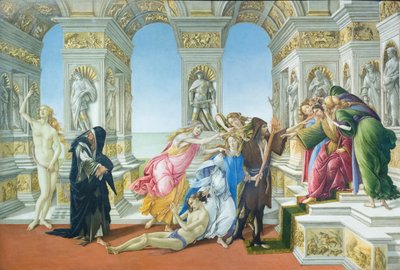 Apelles iftirası by Sandro Botticelli