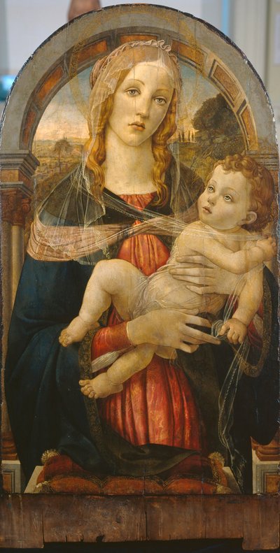 Bakire ve Çocuk by Sandro (after) Botticelli