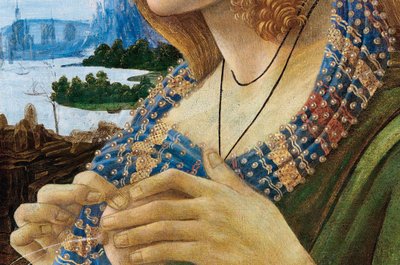 Bir Kadının Alegorik Portresi Simonetta Vespucci. Detay, 1480-1490 by Sandro Botticelli