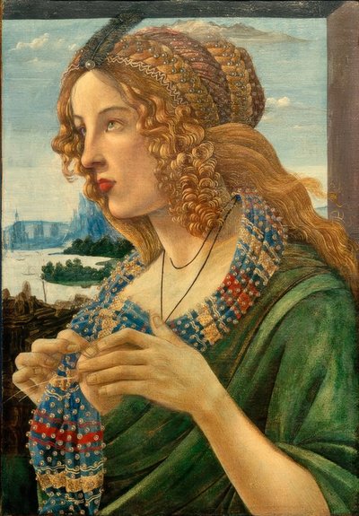 Bir Kadının Alegorik Portresi (Simonetta Vespucci?) by Sandro Botticelli