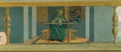 hücrede Aziz Augustine by Sandro Botticelli