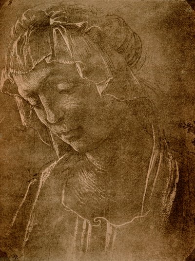 kadın kafa by Sandro Botticelli