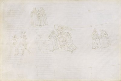 İlahi Komedyaya Örnek Dante Alighieri Purgatorio 17, 1480-1490 by Sandro Botticelli