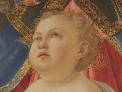 Meryem ile çocuk ve beş melek by Sandro Botticelli