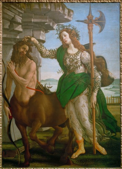 Minerva ve Centaur by Sandro Botticelli