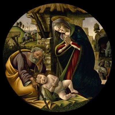 Mesih Çocuğunun Hayranlığı by Sandro Botticelli