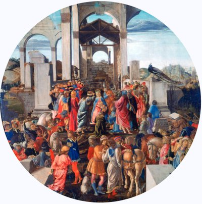 Kralların Hayranlığı, c1470-1475 by Sandro Botticelli